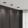 Builtrous lamp Elektrostandard, Senso, 90x90x30 mm, GU10, black color