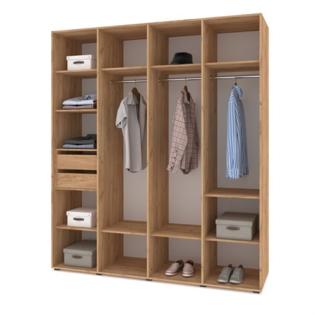A set of two drawers Stone, 476x500x361 Golden Oak-4