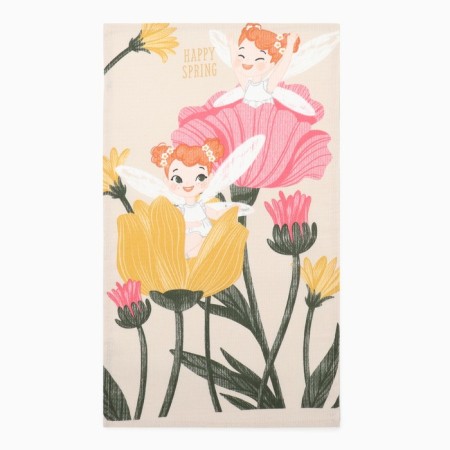 Набор полотенец кух. Доляна "Happy Spring" 35х60см-2шт, 100% хл-4