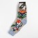 Women's socks "Snowman", gray color, size 23