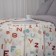 Fleet blanket "letters", size 150x200 cm, milk color