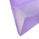 Folder Carder Calligrata watercolor 6 department. A4 plastic 0.7mm lavender, black resident