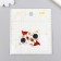 Decor for creativity metal, enamel "Cosmonaut in a red cloak" gold 3.1x2.5 cm