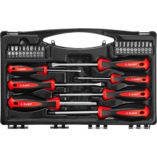 Set of screwdrivers of the bison 25027 with nozzles 27 pcs.