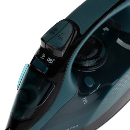 Iron CENTEK CT-2317, 2800 W, ceramic sole, 300 ml, blue-4