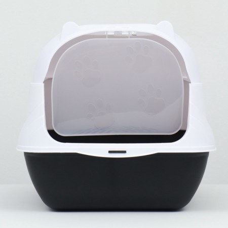 Domik toilet 35 x 50 x 35 cm, white-black-6