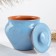 Set "Vyatka ceramics No. 2" 6x0.5 + grasp + shelf, blue