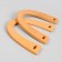 Handles for the bag are wooden, 11 × 16.5 cm, 2 pcs, beige color