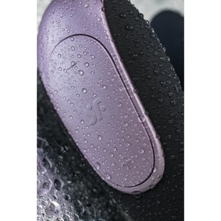 A multifunctional stimulator for steam Satiffyer Partner Double Fun, 9 cm, silicone, black color-11