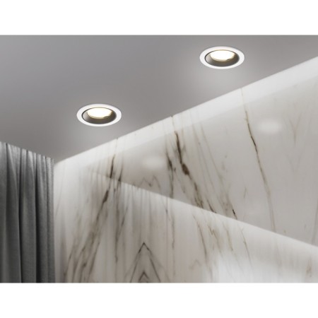Lamp built -in spot Ambrella Techno Spot Standard Tech A8921, GU5.3, white, black color-1