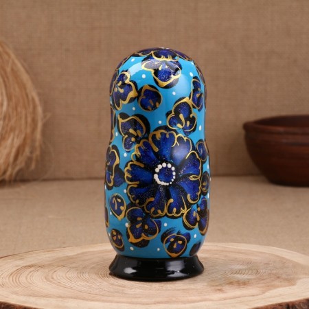 Matryoshka "Chamomile", Blue, 5-doll, 19 cm-2