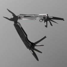 Multitul 11V1 with pliers, black and gray