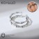 Ring "Bamboo" Branch, Color silver, dimensionless