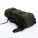 Tourist backpack, TAIF, 80 liters, cord department, 2 outer pockets, green color