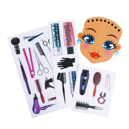 Velcro game "Set of stylist"-2