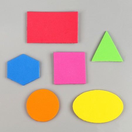 A set of figures from EVA "Geometry", 6 pcs.