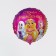 Foil ball 18 "Happy Birthday", princess, circle, with a substrate