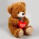 Soft toy "Happiness is you", Bear, Mix
