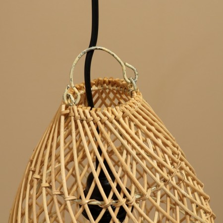 Ceiling lamp from Rotan "drop" 1x120W, E27, 22x22x26 cm-3