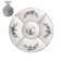 Menzhitsa 5 cells of the Daillean "Forest Fairy Tale", D = 25.5 cm, white color