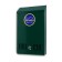 Mail box with a lock, vertical, green