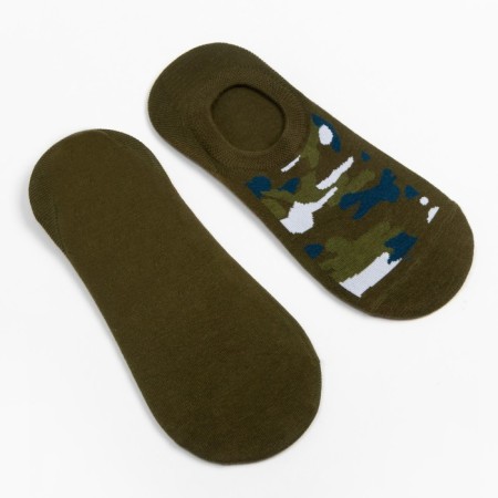 Minaku socks "Camouflage", Khaki color, size 38-41 (25-27 cm)-1
