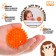 A set of massage balls onlytop "Hedgehogs": 2 pcs., D = 4.5, D = 5.5 cm, Mix color