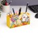 Organizer for the office "The brightest day today!" Rainbow, 3 departments, 18.7x6.5x11.3 cm