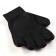 Glove - a brush for wool on the right hand with elongated cloves, red