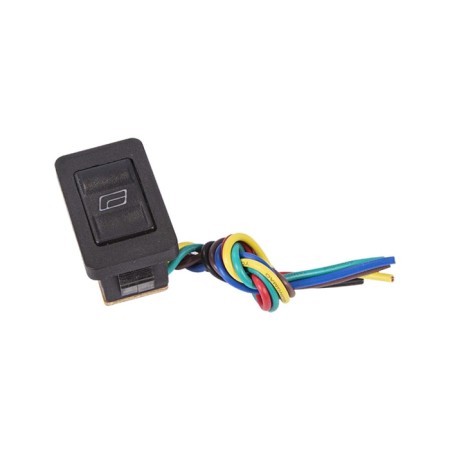Switch (windshield) key 12V 20A (6C) (ON) -Off- (ON) black with backlight and wire