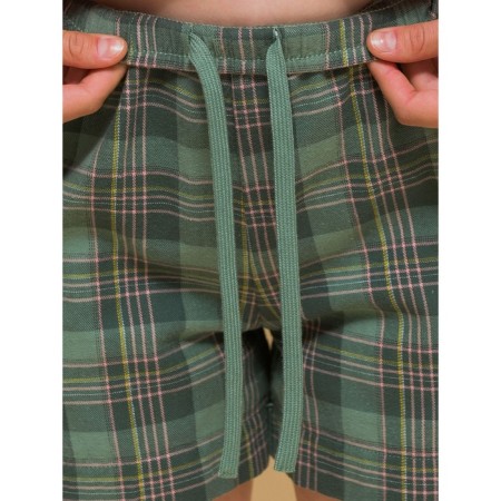 Women's shorts, size 42, green color-4