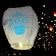 The flashlight of desires “Happy Birthday!”, Cake, dome, white