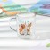 Mug "Cats of the Hermitage", 230 ml, glass