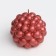 Figure candle "Babble" round, 5.5x5.5 cm, red, in the box