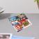 Double mini-postcard "Happy New Year!" glitter, gifts, 16.5x10 cm
