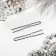 Hair hairpins "Classic" (set 10 pcs) 5 cm, silver