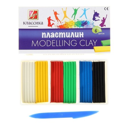 Plasticine 6 colors 120 g "Classic"-1