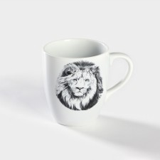 Porcelain mug 