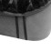 Front seat, artificial fur, rhombus, size 55 x 135 cm, black