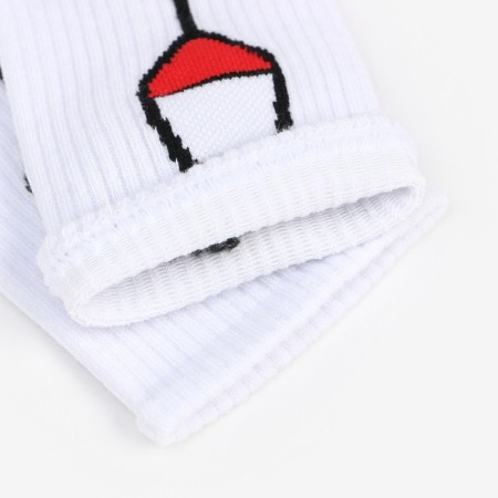 Women's socks, white color/glass, size 35-37-3