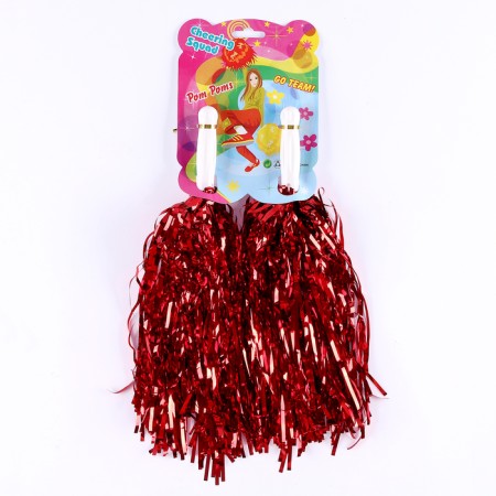 Pompons 2 pcs, the color is red-2