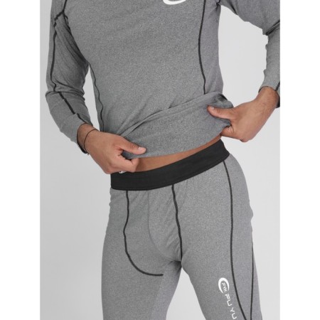 Thermal underwear is male, size 52-54, the color is light gray-3