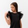 Elegant dress for children, black color, height 122 cm