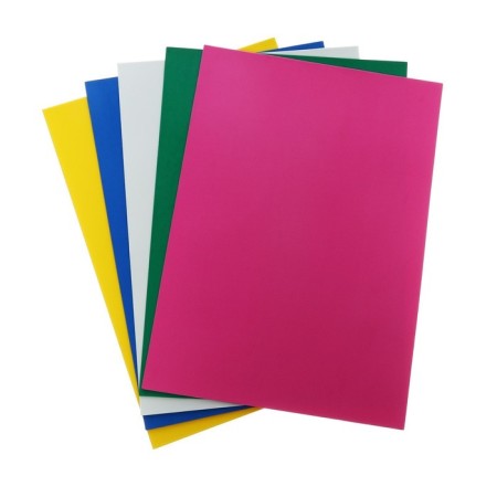 Foamiran color holographic A3, 5 sheets, 5 colors, Devente, thickness 2 mm-3