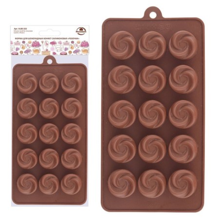 Form for chocolate sweets Multida "Rose", silicone
