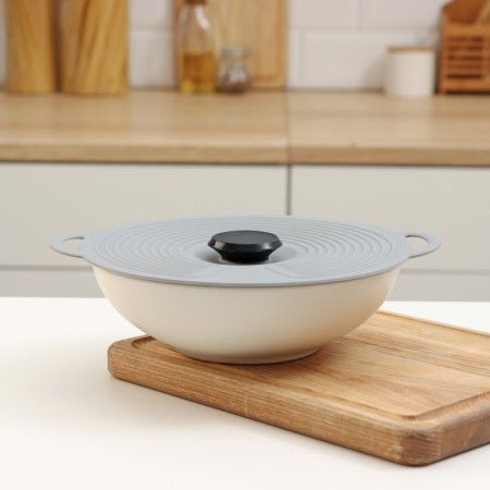 Universal share, silicone, d = 20 cm, gray color