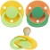 Latex-Latex nipple classic, with a curved pile, from 3 months, set 2 pcs., Mix color