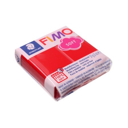 Plastic - polymer clay, 57 g, Soft, Christmas red