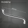 Pour for the Zein mixer, S-shaped, along the axis 30 cm, plastic aerator, mesh metal