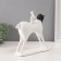 Souvenir Polystone "Abstraction. Man on a horse" White 7x22x21 cm